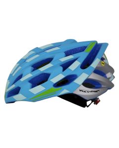 Road Helmet - Arrow Blue/Green.  Big Ring-Cycling 
