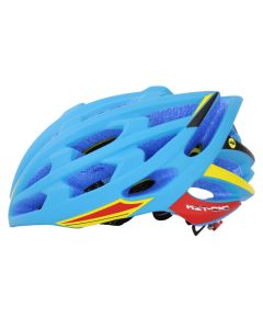Road Helmet - Belgium Blue.  Big Ring-Cycling