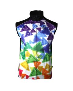 Vest Big Ring Colorful Triangle