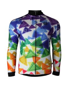 Jacket L/S Big Ring Colorful Triangle