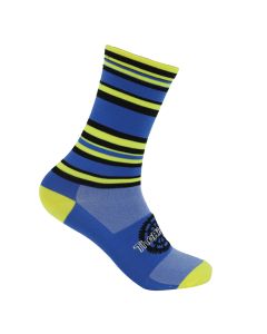 The Big Ring Tall Socks Blue/Yellow - S/M