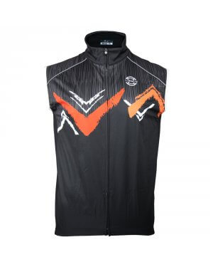 Vest Big Ring Zig Zag Black