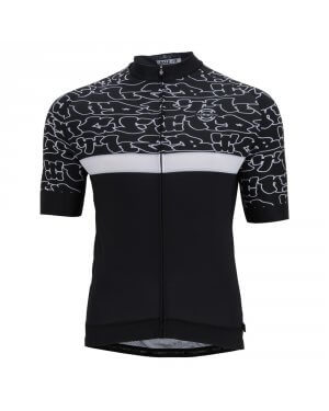 Jersey S/S Graffiti Mantra Black/White