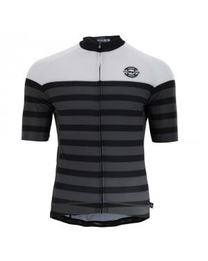 Jersey S/S Bands Black/Grey