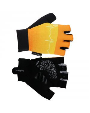Glove Big Ring Heartbeat Orange Fade