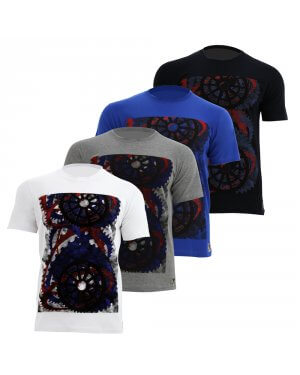 The Big Ring Mens Cogs T-Shirt (BR1023) 