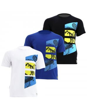The Big Ring Mens T-Shirt Split Bike (BR1005)